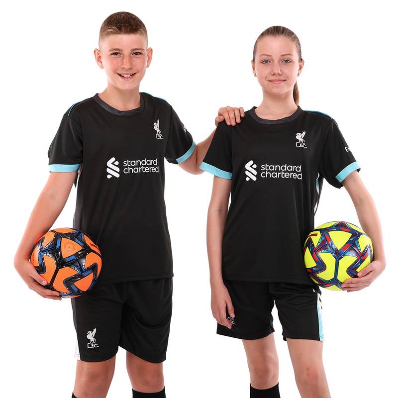Форма футбольна дитяча із символікою футбольного клубу LIVERPOOL гостьова 2025 CO-4713, рис. 0