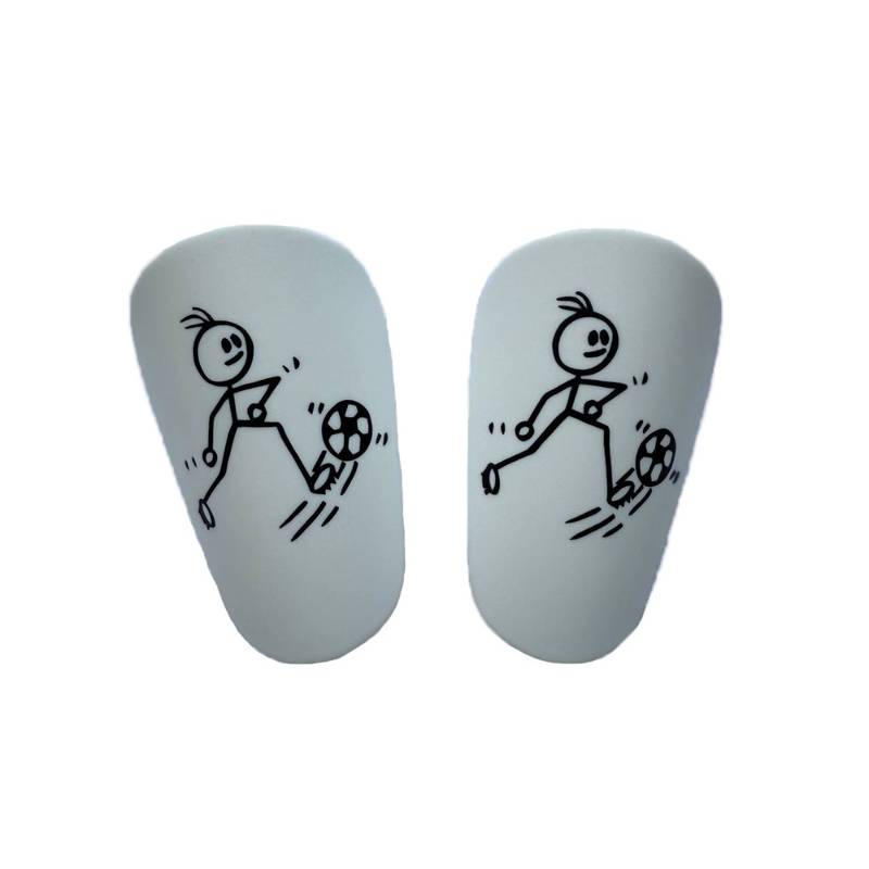 Щитки мини Beby 10*6 cm (чулок футболист) 140325-106-L12-W (белый), рис. 0