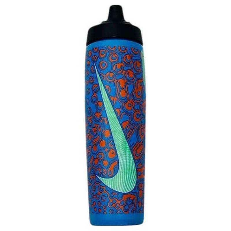 Бутылка для воды Nike REFUEL BOTTLE 24 OZ 709 мл сине-оранжево-зеленая N.100.9956.461.24, рис. 0