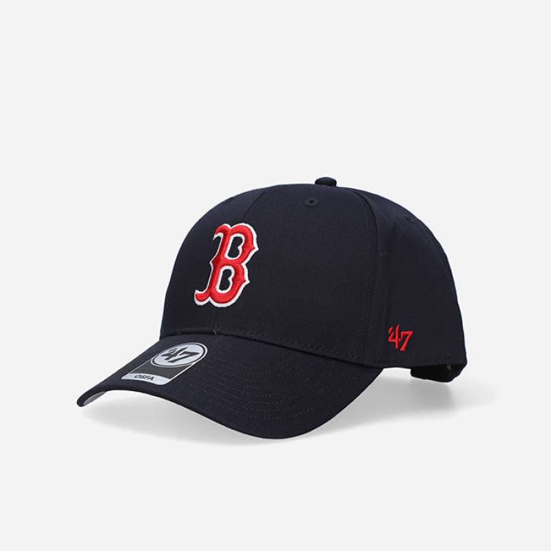 Кепка 47 Brand BOSTON RED SOX RAISED BASIC темно-синій Уні OSFA DT-B-RAC02CTP-NY, рис. 0