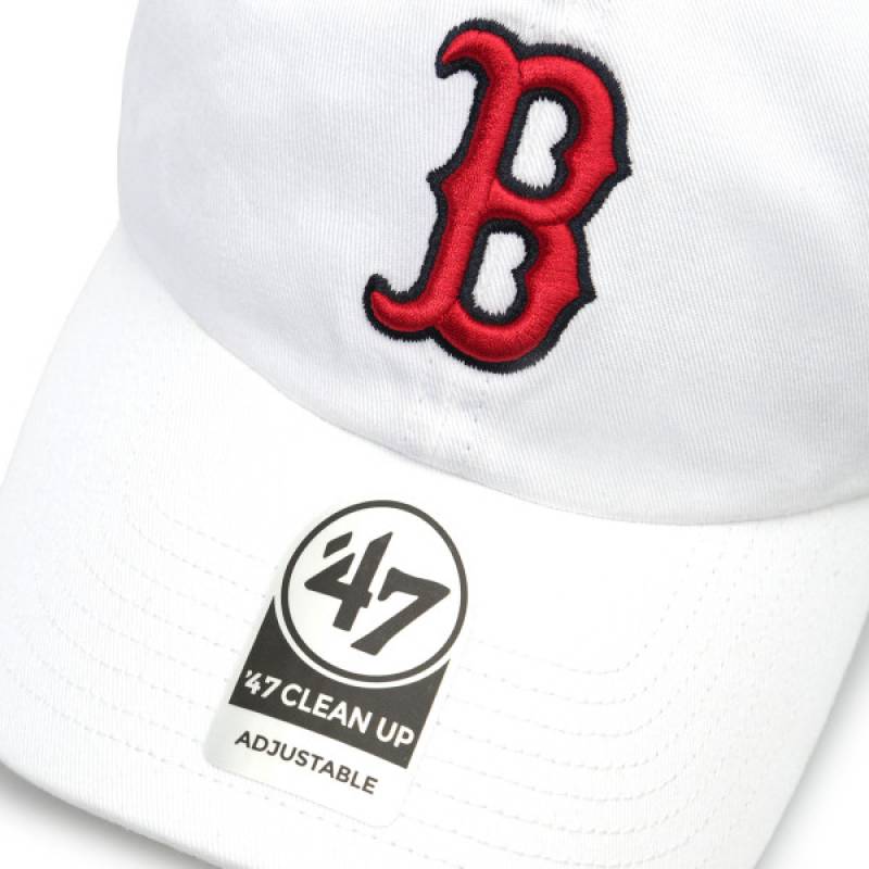 Кепка 47 Brand CLEAN UP RED SOX білий Уні OSFA DT-B-RGW02GWS-WH, рис. 1