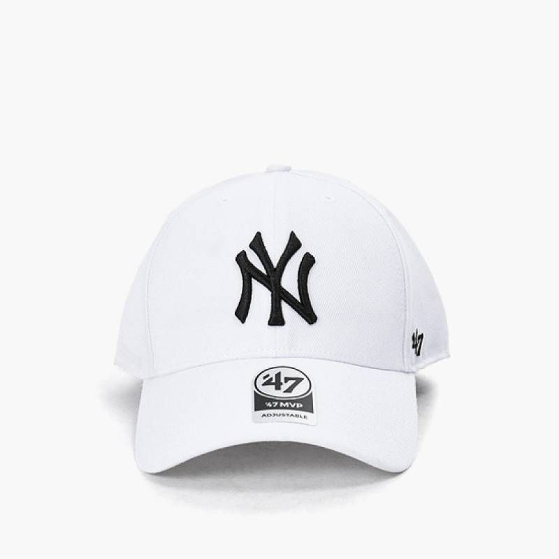 Кепка 47 Brand DP NEW YORK YANKEES білий, сірий Уні OSFA DT-B-CLZOE17WBP-WHB, рис. 1