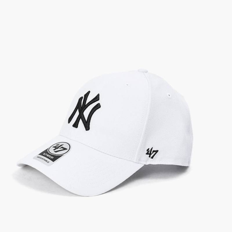 Кепка 47 Brand DP NEW YORK YANKEES білий, сірий Уні OSFA DT-B-CLZOE17WBP-WHB, рис. 0