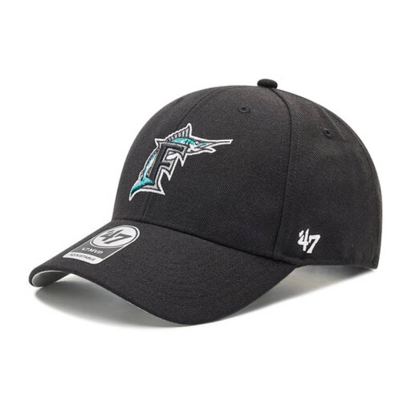 Кепка 47 Brand MIAMI MARLINS чорний, сірий Уні OSFA DT-BCWS-SUMVP28WBP-BK03, рис. 0