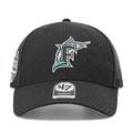 Кепка 47 Brand MIAMI MARLINS чорний, сірий Уні OSFA DT-BCWS-SUMVP28WBP-BK03, прев. 1