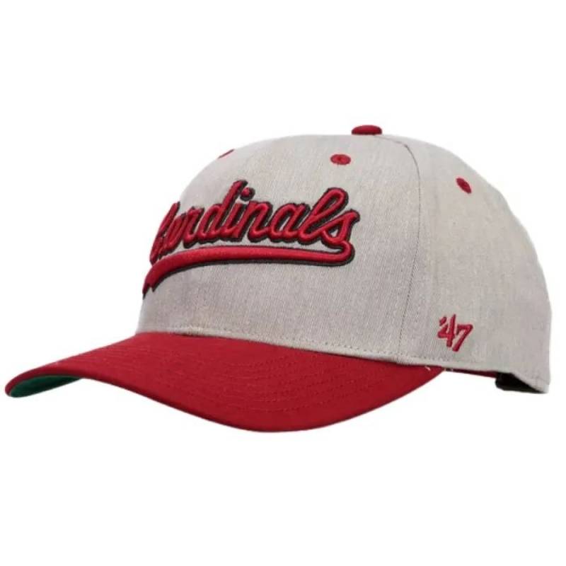 Кепка 47 Brand MIDFIELD LA DODGERS сірий, вишневий Уні OSFA DT-BCPTN-FLOUT23KHP-GY5, рис. 0