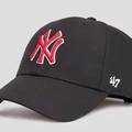 Кепка 47 Brand MLB NEW YORK YANKEES чорний, червоний Уні OSFA DT-B-SUMVP17WBP-BK, прев. 1