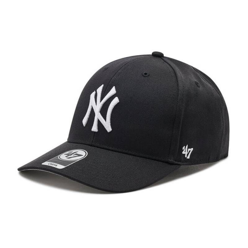 Кепка 47 Brand NEW YORK YANKEES RAISED BASIC чорний, сірий Уні OSFA DT-B-RAC17CTP-BK, рис. 0