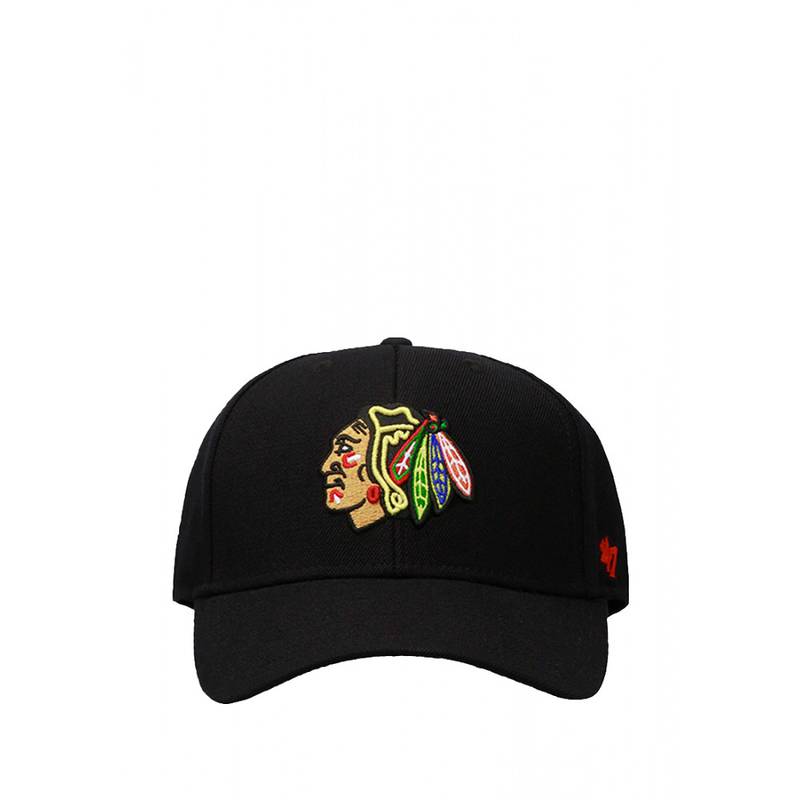 Кепка 47 Brand NHL CHICAGO BLACKHAWKS чорний, сірий Уні OSFA DT-H-MVP04WBV-BKA, рис. 0
