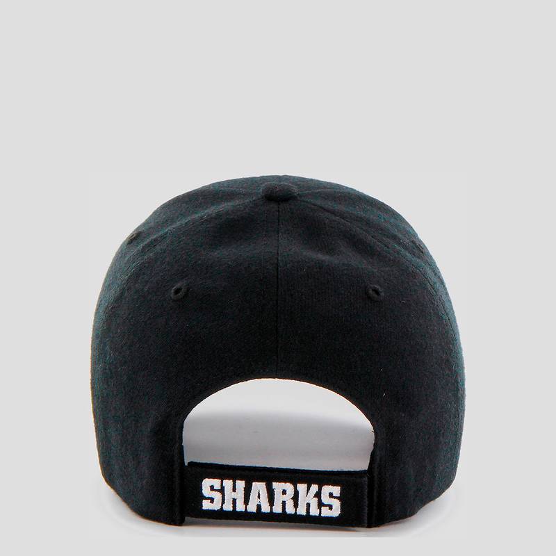 Кепка 47 Brand NHL SAN JOSE SHARKS чорний, сірий Уні OSFA DT-H-MVP22WBV-BK, рис. 1