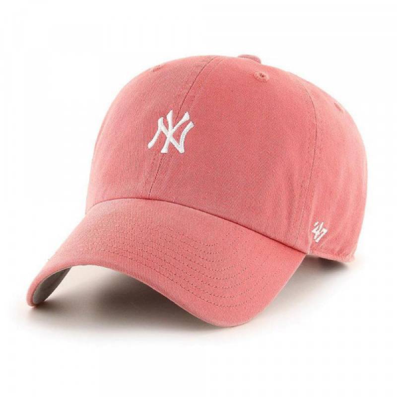 Кепка 47 Brand NY YANKEES BASE RUNNER кораловий, сірий Уні OSFA DT-B-BSRNR17GWS-IRA, рис. 0