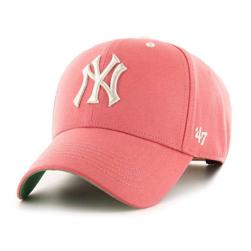 Кепка 47 Brand NY YANKEES ROCKY темно-рожевий, зелений Уні OSFA DT-B-RCKYM17GWP-IR, рис. 0