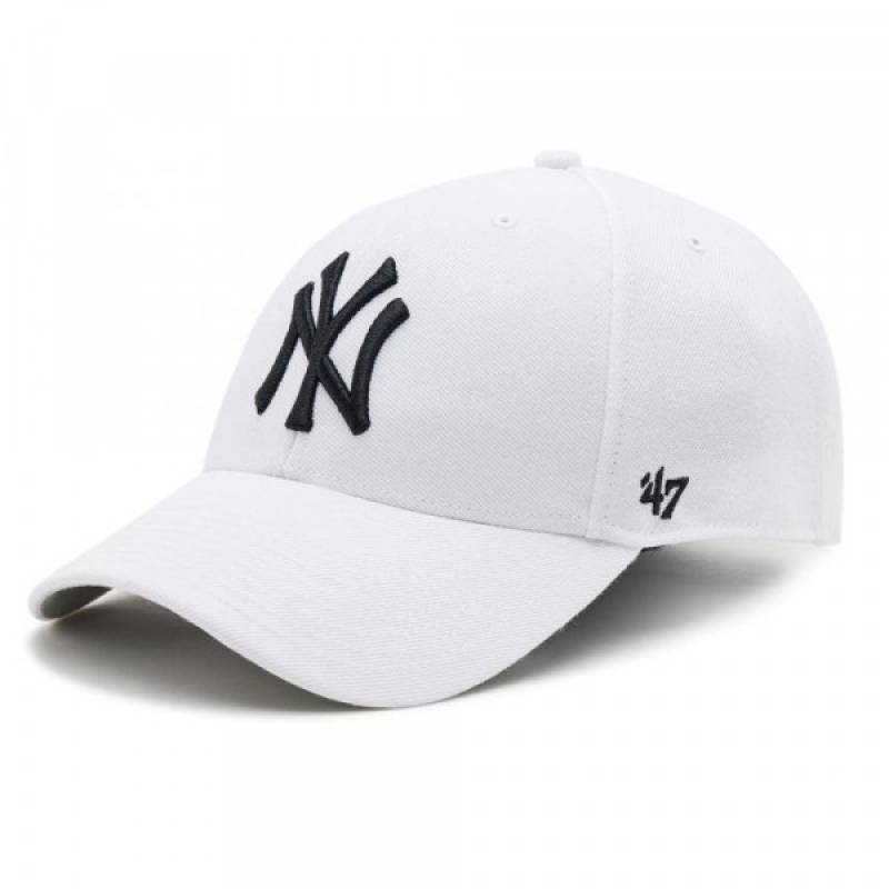 Кепка 47 Brand NY YANKEES білий, сірий Уні OSFA DT-B-MVP17WBV-WHF, рис. 0