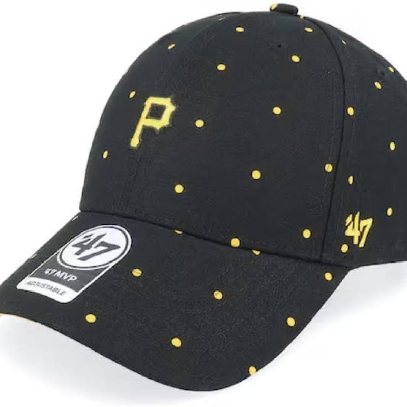 Кепка 47 Brand PITTSBURGH PIRATES DOTTED чорний, жовтий Уні OSFA DT-B-DOTTD20GWS-BK, рис. 0