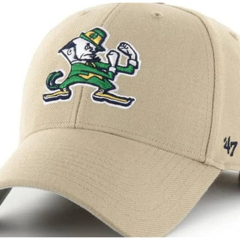 Кепка MVP 47 Brand NOTRE DAME бежевий Уні One Size DT-MVP1100WBV-KH, рис. 0