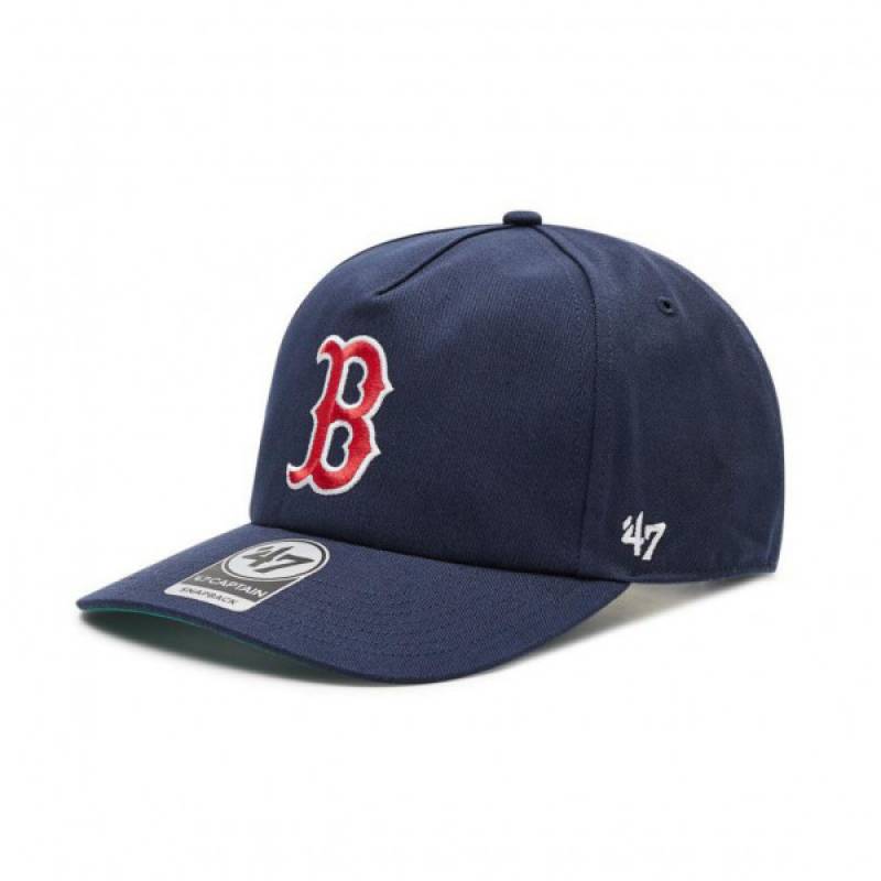 Кепка-snapback  47 Brand BOSTON RED SOX CAPTAIN DTR темно-синій, зелений Уні OSFA DT-B-NTSKT02GWP-NY, рис. 0