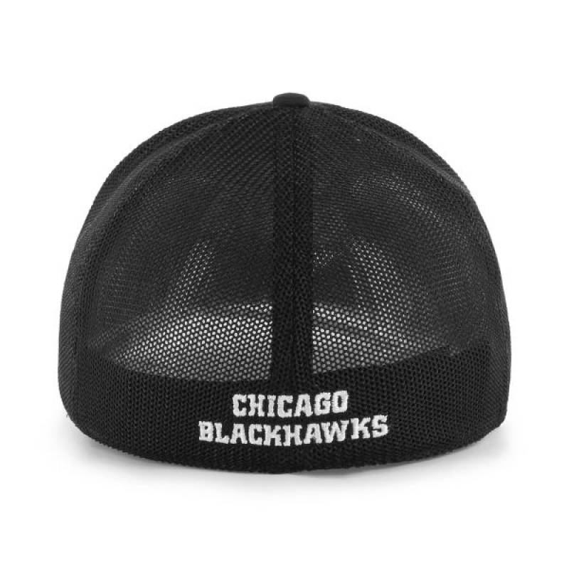 Кепка-тракер 47 Brand CHICAGO BLACKHAWKS TROPHY чорний Уні OSFA DT-H-FTRPH04CTE-BK, рис. 1