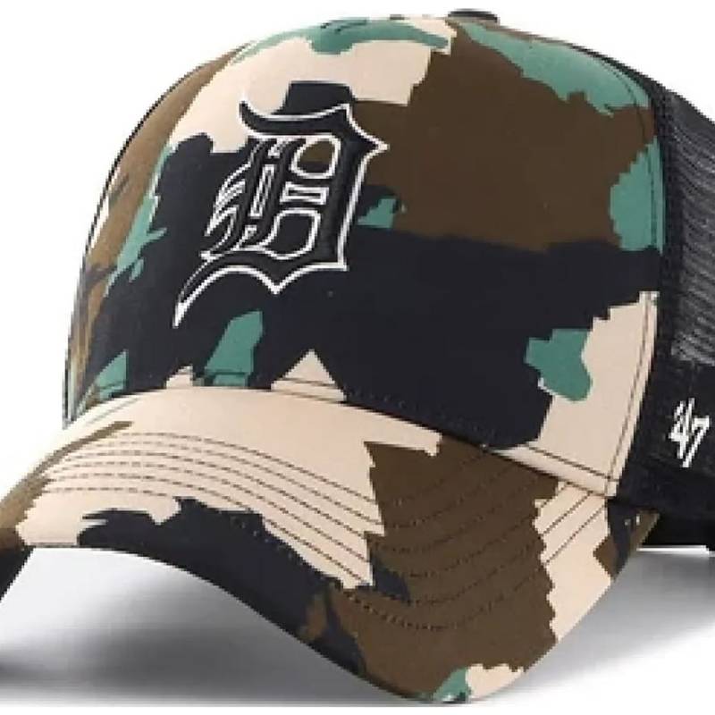 Кепка-тракер 47 Brand DETROIT TIGERS DIGITAL STAR чорний, зелений, коричневий Уні One Size DT-DGTSO09PTP-BW, рис. 0