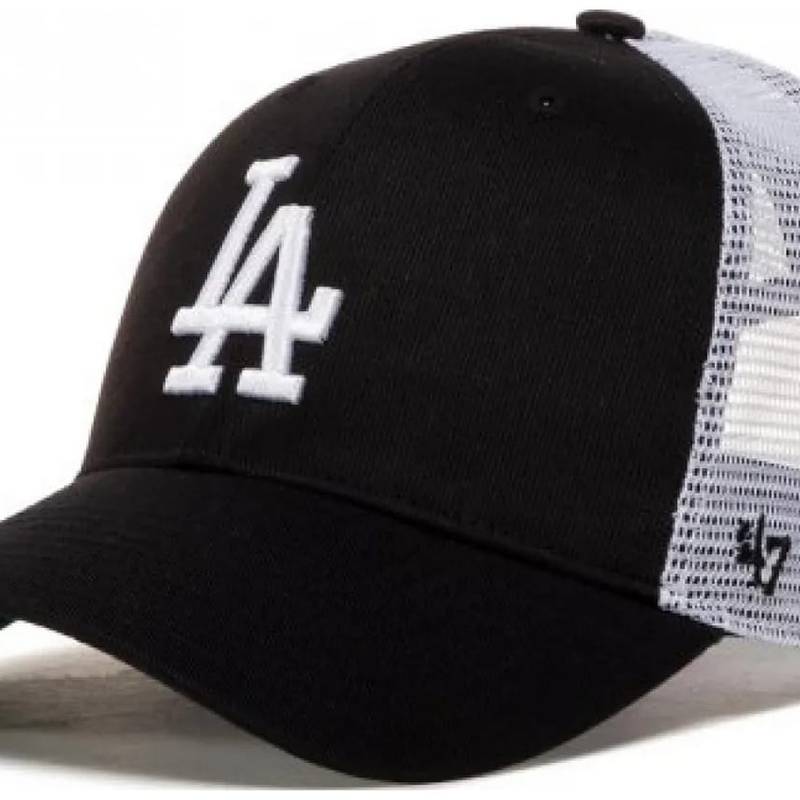Кепка-тракер 47 Brand LA DODGERS BRANSON MESH чорний, білий Уні One Size DT-B-BRANS12CTP-BKC, рис. 0