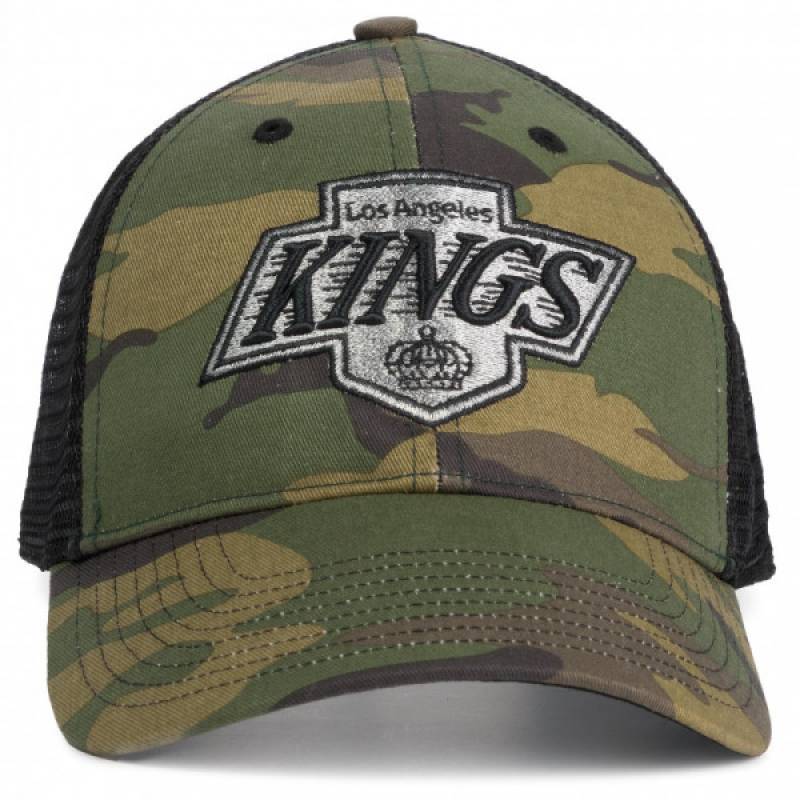 Кепка-тракер 47 Brand LA KINGS CAMO хакі, чорний Уні OSFA DT-HVIN-CBRAN08GWP-CM67, рис. 1