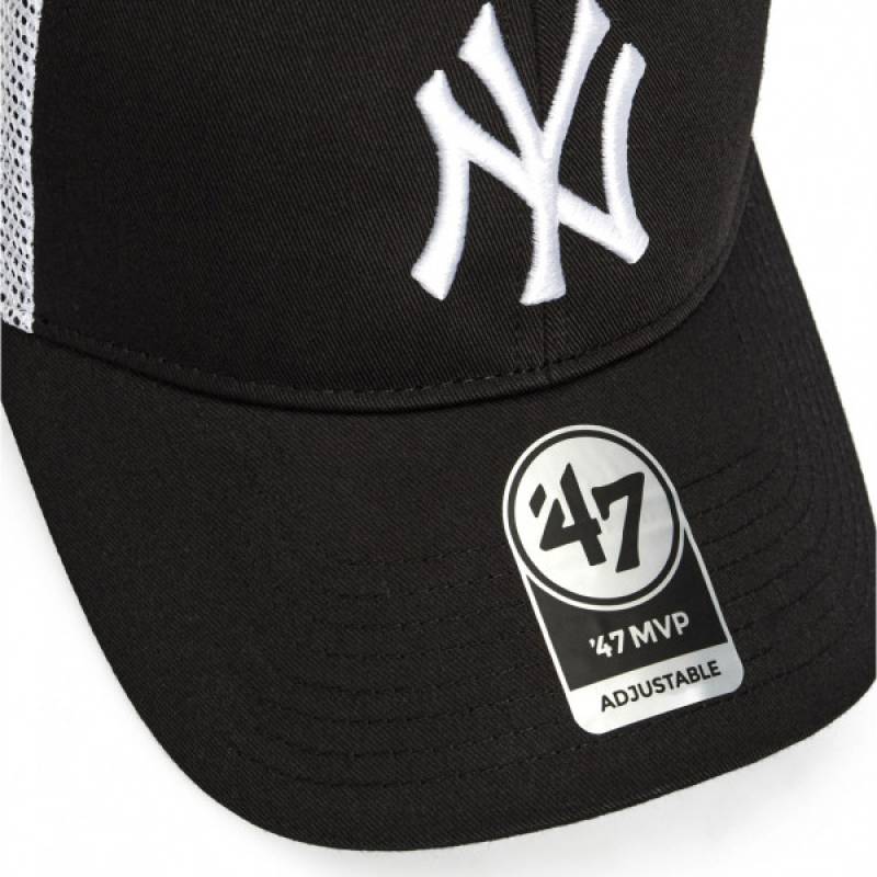 Кепка-тракер 47 Brand NEW YORK YANKEES чорний, білий Уні OSFA DT-B-BRANS17CTP-BK, рис. 3