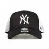 Кепка-тракер 47 Brand NEW YORK YANKEES чорний, білий Уні OSFA DT-B-BRANS17CTP-BK, прев. 2