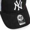 Кепка-тракер 47 Brand NEW YORK YANKEES чорний, білий Уні OSFA DT-B-BRANS17CTP-BK, прев. 3