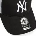 Кепка-тракер 47 Brand NEW YORK YANKEES чорний, білий Уні OSFA DT-B-BRANS17CTP-BK, прев. 3