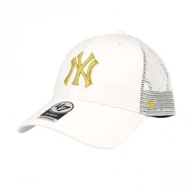 Кепка-тракер 47 Brand NY YANKEES білий Уні OSFA DT-B-BRMTL17CTP-WH, рис. 0