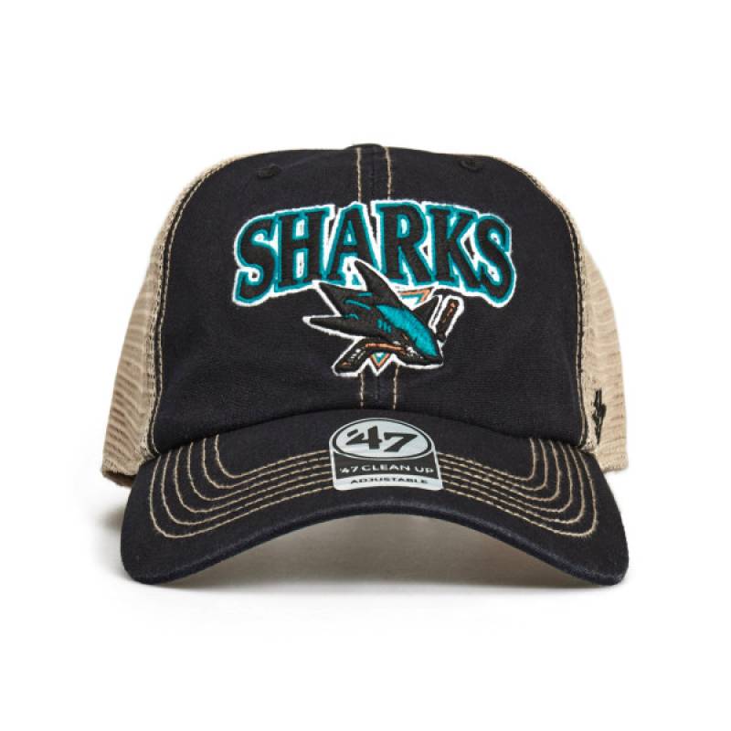 Кепка-тракер 47 Brand SAN JOSE SHARKS чорний, пісочний, зелений Уні OSFA DT-H-TSCLA22LAP-VB, рис. 2