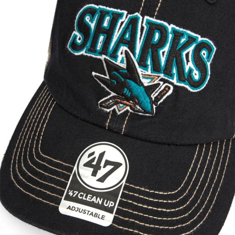 Кепка-тракер 47 Brand SAN JOSE SHARKS чорний, пісочний, зелений Уні OSFA DT-H-TSCLA22LAP-VB, рис. 3