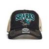 Кепка-тракер 47 Brand SAN JOSE SHARKS чорний, пісочний, зелений Уні OSFA DT-H-TSCLA22LAP-VB, прев. 2
