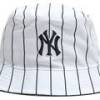 Панама 47 Brand NEW YORK YANKEES PINSTRIPED білий, темно-синій Уні OSFA DT-B-PINSD17PTF-NY, прев. 0