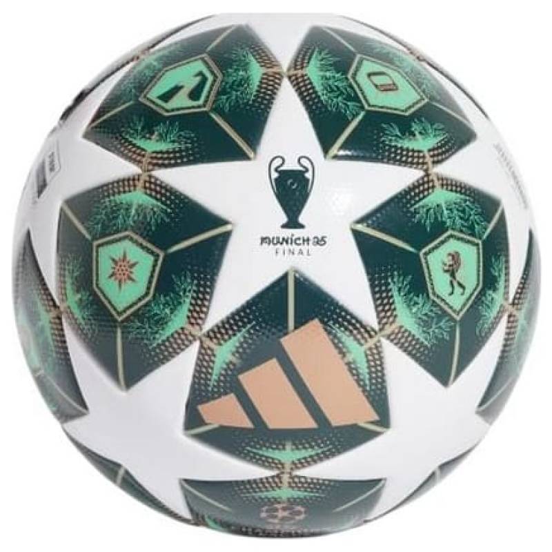 М'яч футбольний Adidas UCL LGE білий, зелений Уні 4 DT-JH1296, рис. 1