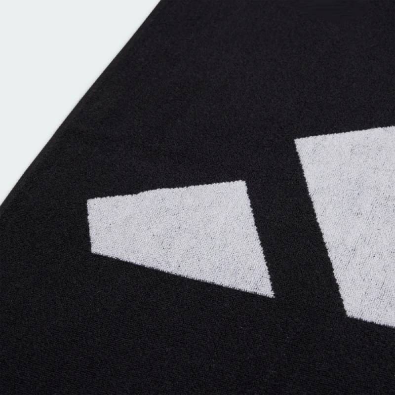 Рушник Adidas 3BAR TOWEL LARG чорний, білий Уні 70x140 см DT-IU1289, рис. 2