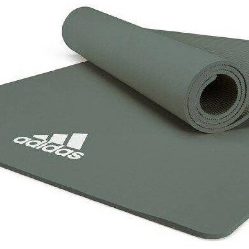 Килимок для йоги Adidas Yoga Mat темно-зелений Уні 176 х 61 х 0,8 см DT-ADYG-10100RG, рис. 0
