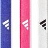Пов'язки на голову Adidas Hairbands 3pk рожевий, синій, білий DT-ADAC-16199, прев. 1