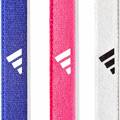 Пов'язки на голову Adidas Hairbands 3pk рожевий, синій, білий DT-ADAC-16199, прев. 1