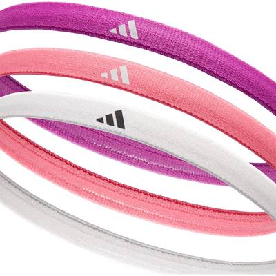 Пов'язки на голову Adidas Hairbands 3pk рожевий, фіолетовий, білий DT-ADAC-16198
