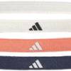 Пов'язки на голову Adidas Hairbands 3pk сірий, кораловий, синій Жін One Size DT-ADAC-16204, прев. 0