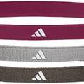 Пов'язки на голову Adidas Hairbands 3pk чорний, сірий, бордовий Уні One Size DT-ADAC-16201-NL, прев. 0