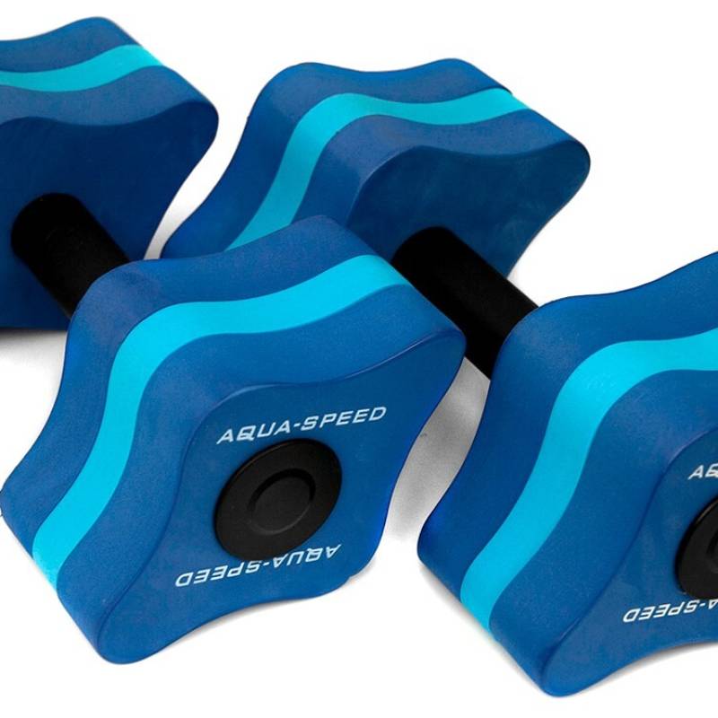 Гантелі для аквафітнесу Aqua Speed AQUAFITNESS Dumbells 5647 синій Уні 11x15x8см DT-167, рис. 0