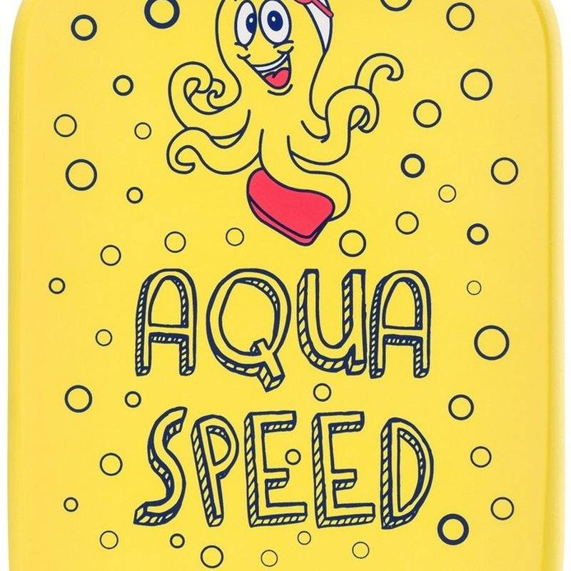 Дошка для плавання Aqua Speed KIDDIE Kickboard Octopus 6897 жовтий Діт 31x23x2,4cм DT-186-octopus, рис. 0
