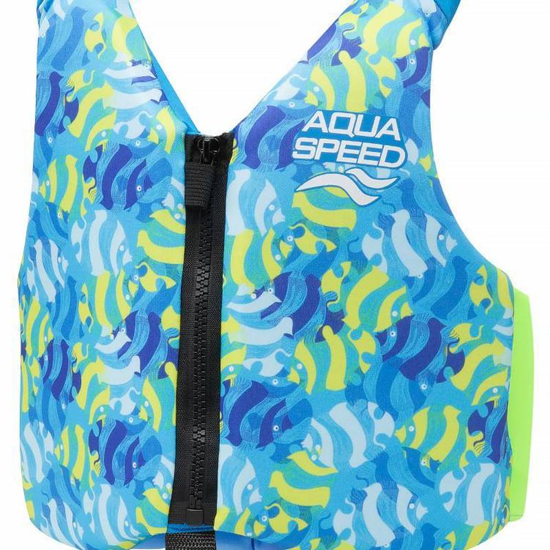 Жилет для плавання Aqua Speed Aqua Pals 61138 бірюзовий, салатовий Діт 15-19 кг DT-628-02, рис. 0