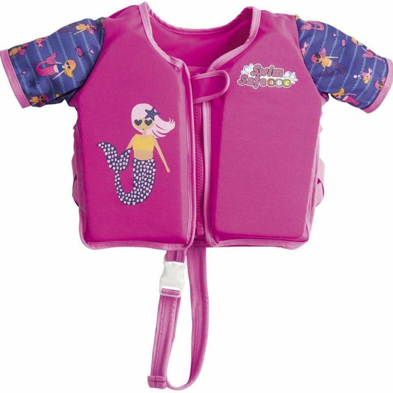 Жилет для плавання Aqua Speed Swim Vest With Sleeves 32147-03 рожевий, синій Діт 18-30кг DT-32147-03, рис. 0