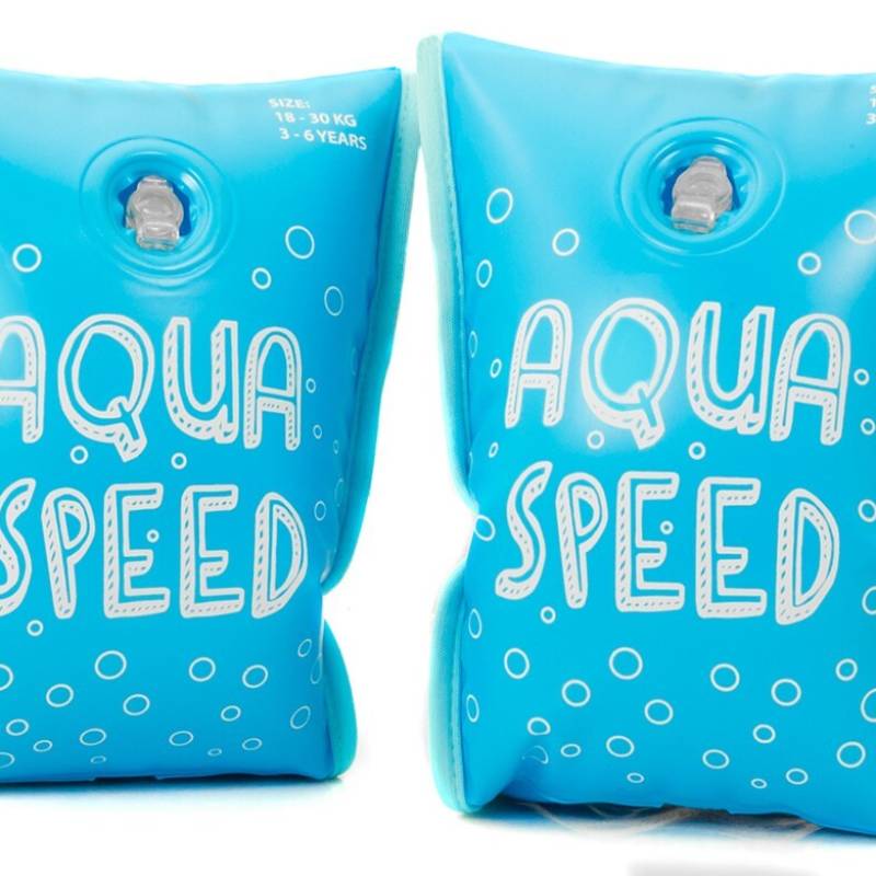 Нарукавники Aqua Speed ARMBANDS PREMIUM 6085 бірюзовий Діт age 1-3 DT-764-02, рис. 0
