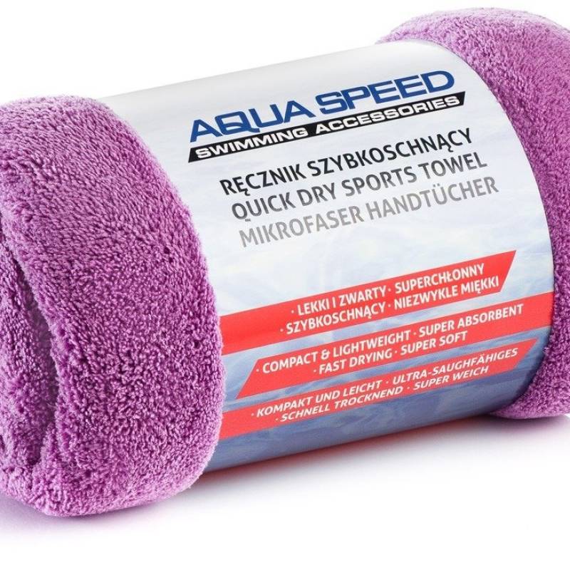 Рушник Aqua Speed DRY CORAL 7040 фіолетовий Уні 50x100 см DT-157-09, рис. 1