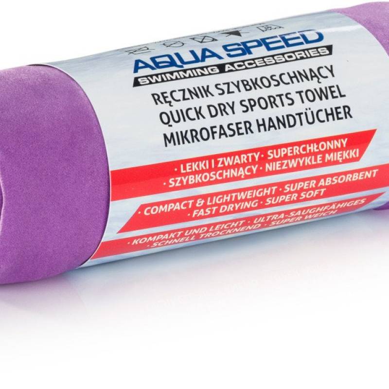 Рушник Aqua Speed DRY FLAT 7334 фіолетовий DT-155-09, рис. 1