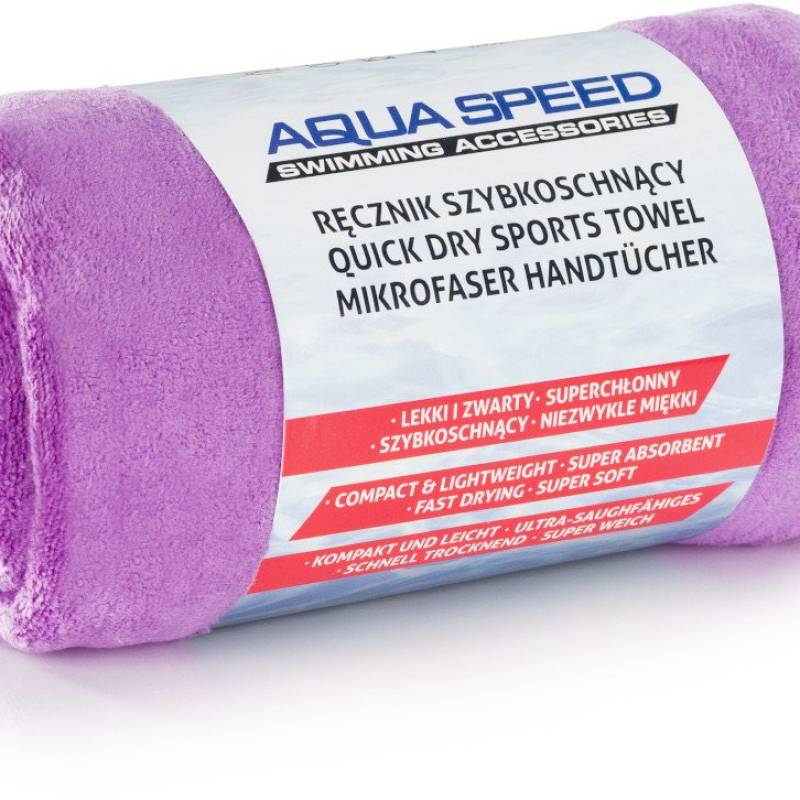 Рушник Aqua Speed DRY SOFT  7327 фіолетовий Уні 70x140 см DT-156-09, рис. 1