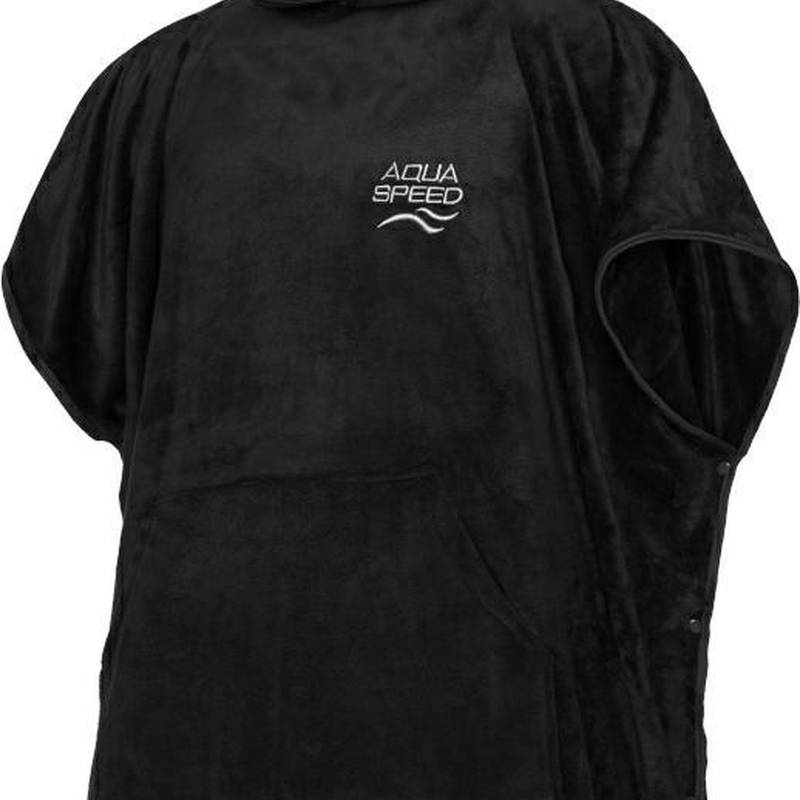 Рушник пончо Aqua Speed PONCHO 3841 чорний Уні L (90x220см) DT-288-07, рис. 0